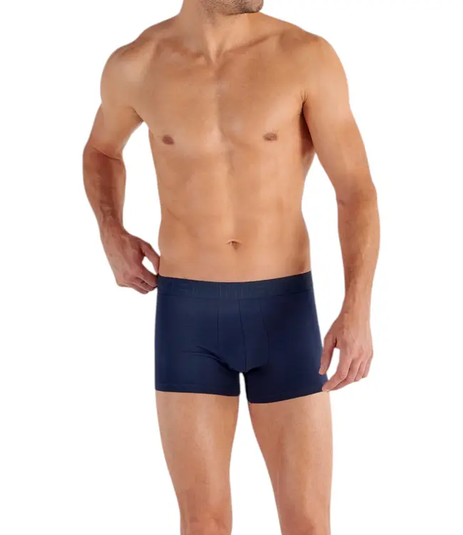 HOM Daniel #2 Boxer Briefs 3P Black Navy Blue Print