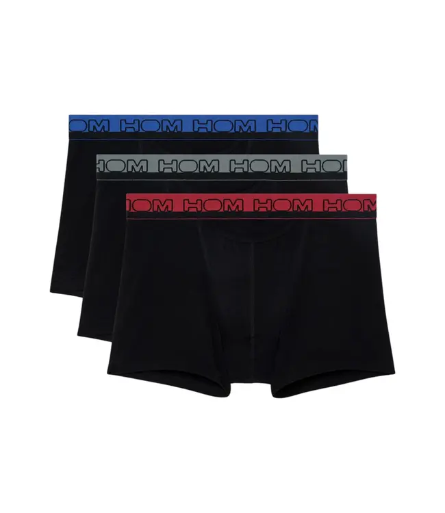 HOM Terry #2 Boxer Briefs HO1 3P Black Black Black