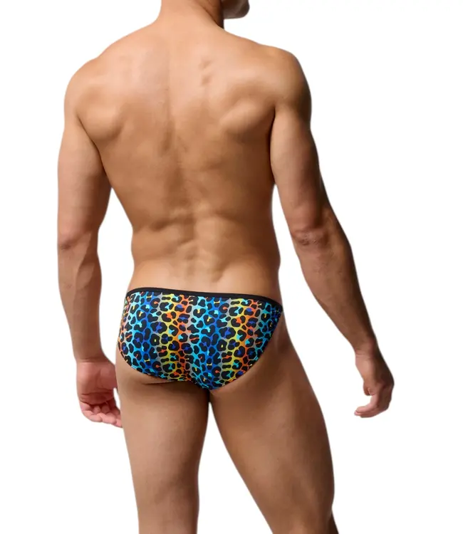 HOM Funky Styles Tanga Briefs Orange Print