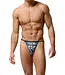 HOM Funky Styles Tanga Briefs Blue Print (Vorbestellung Oktober 2026)