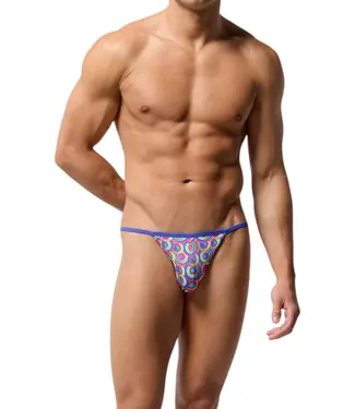 HOM Funky Styles Tanga Briefs Multico Print (Pre-order October 2026)