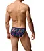 HOM Funky Styles Tanga Briefs Black Print