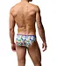 HOM Funky Styles Tanga Briefs White Print