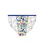 HOM Funky Styles Tanga Briefs White Print
