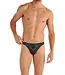 HOM Monsieur Comfort Micro Briefs Black White Stripes