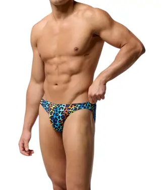 HOM Funky Styles Comfort Micro Briefs Orange Print (Pre-order October 2026)