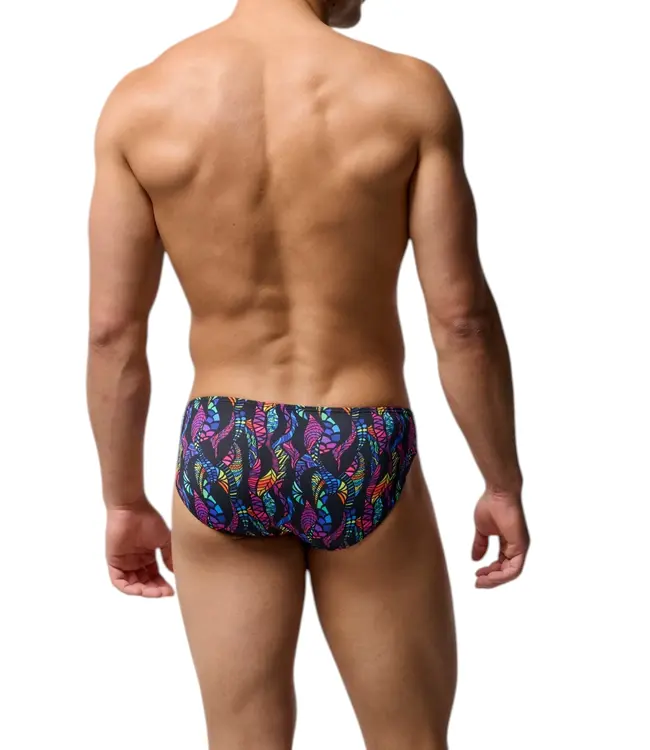 HOM Funky Styles Comfort Micro Briefs Black Print (Pre-order Oktober 2026)