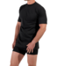 HOM Harro New Tee-Shirt Crew-Neck Black Combination