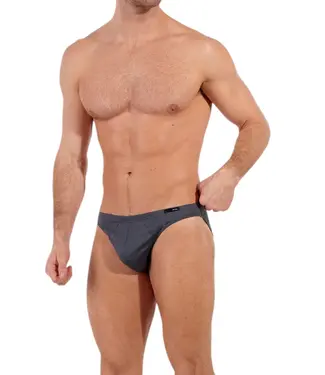 HOM Premium Cotton Comfort Micro Briefs Grey