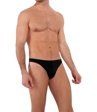 HOM Premium Cotton Comfort Micro Briefs Black