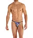 HOM Funky Styles Tanga Briefs Navy Print