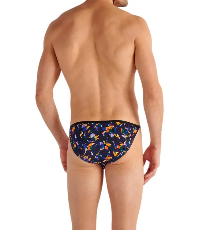 HOM Funky Styles Tanga Briefs Black Print