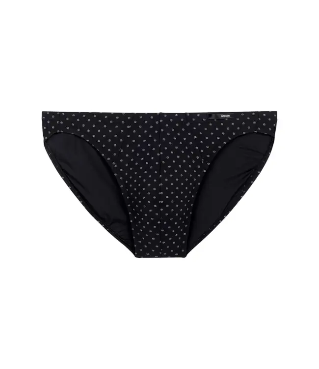 HOM Max Comfort Micro Briefs Black Print