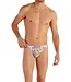 HOM Funky Styles Comfort Micro Briefs White Print