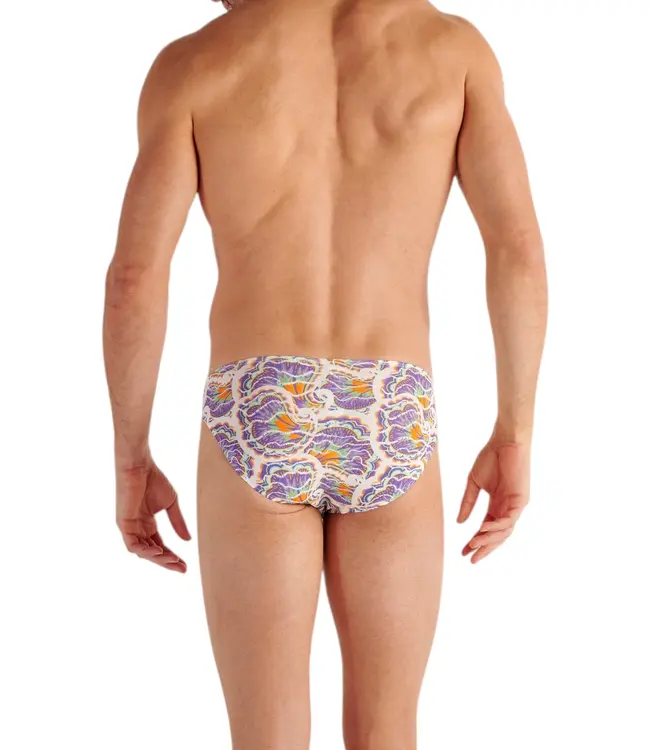 HOM Funky Styles Comfort Micro Briefs White Print