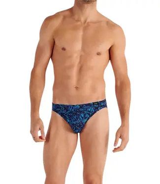 HOM Brian Comfort Micro Briefs Blue Print