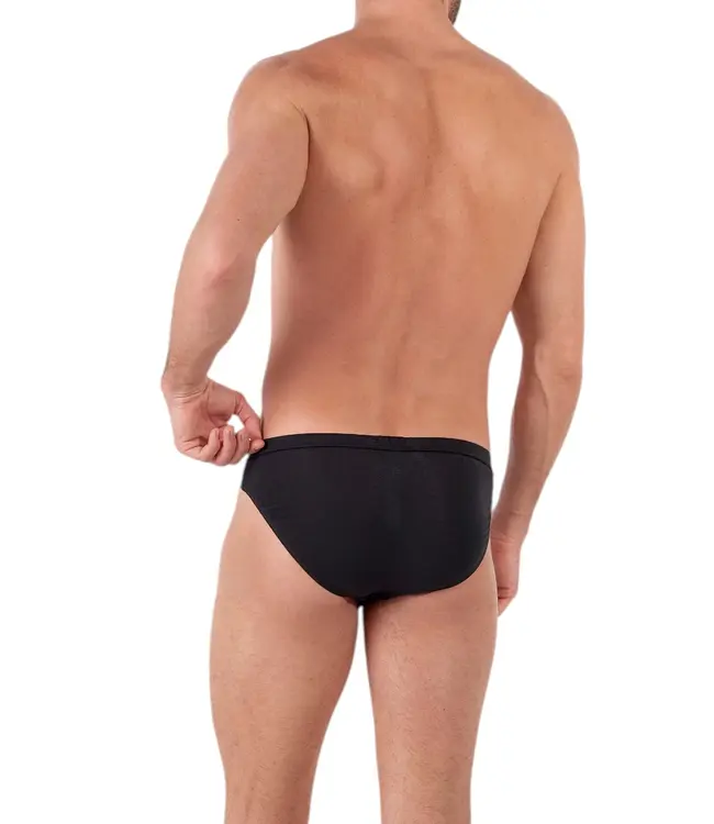 HOM Supreme Cotton Comfort Micro Briefs Black