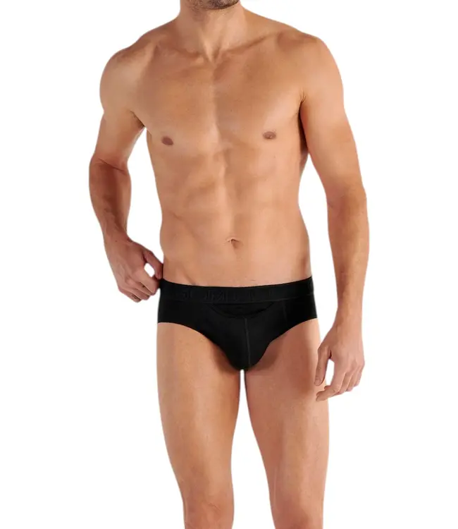 HOM Tom #2 HO1 Mini Briefs 2P Black Black Print