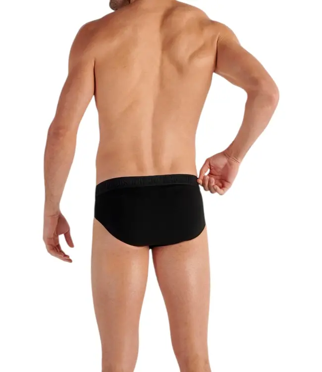 HOM Tom #2 HO1 Mini Briefs 2P Black Black Print