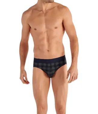 HOM Sid Mini Briefs Navy Check