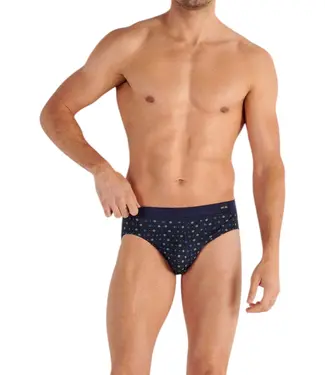 HOM Bo Comfort Mini Briefs Navy Print