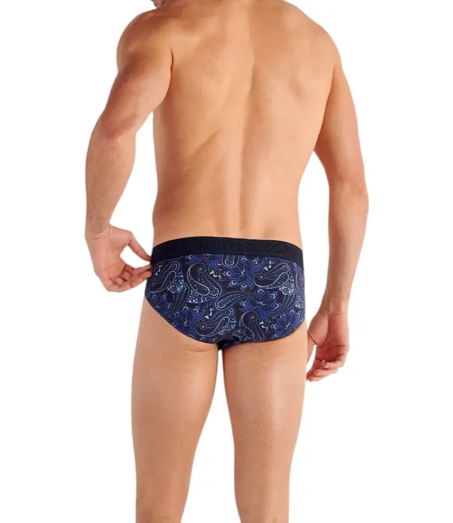 HOM Bohemian Mini Briefs Navy Print