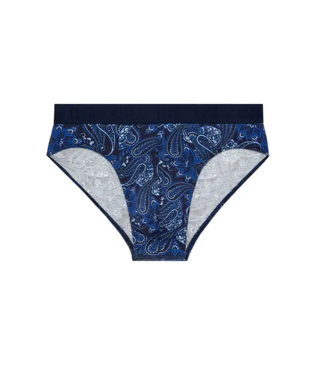 HOM Bohemian Mini Briefs Navy Print