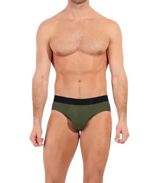 HOM Supersoft Mini Briefs Khaki Green