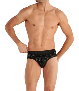 HOM Rolling HO1 Mini Briefs Black Print
