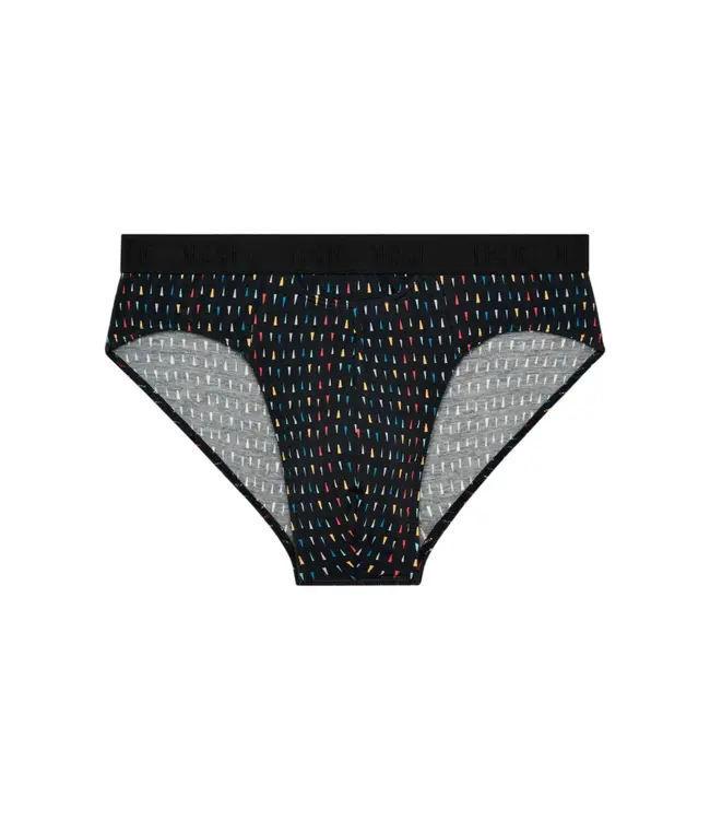 HOM Rolling HO1 Mini Briefs Black Print