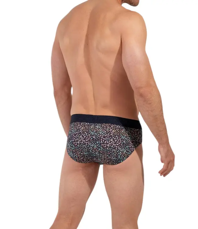 HOM Vineyard Mini Briefs Navy Print
