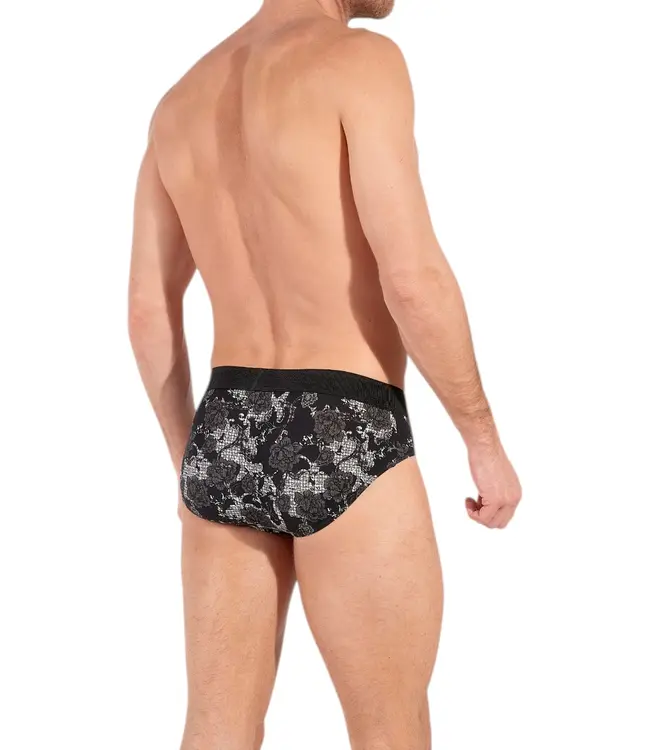 HOM Fairmont Mini Briefs Black Print