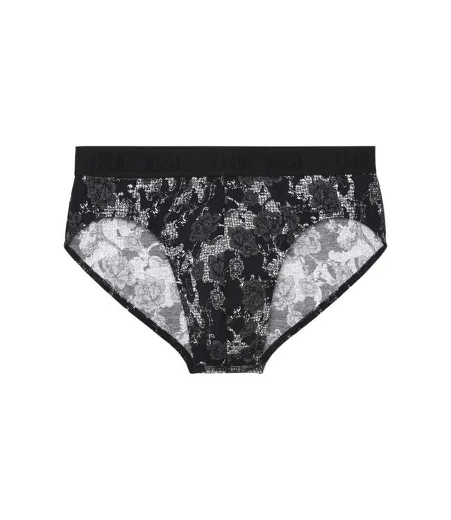 HOM Fairmont Mini Briefs Black Print