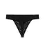 HOM Free Cut Lace G-String Black