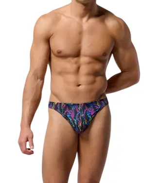 HOM Funky Styles G-String Black Print (Vorbestellung Oktober 2026)