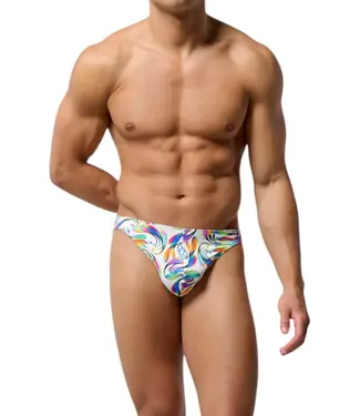 HOM Funky Styles G-String White Print
