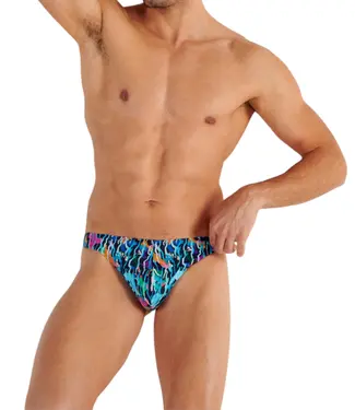 HOM Funky Styles G-String Navy Blue Print