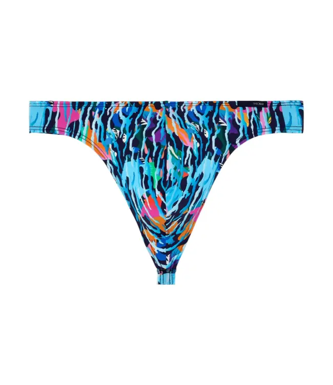 HOM Funky Styles G-String Navy Blue Print
