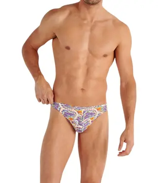 HOM Funky Styles G-String White Print