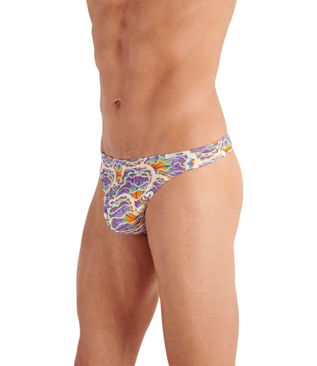 HOM Funky Styles G-String White Print