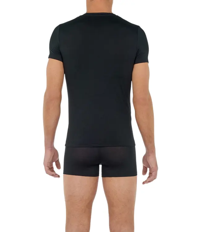 HOM Tencel Soft T-Shirt V-Neck Black