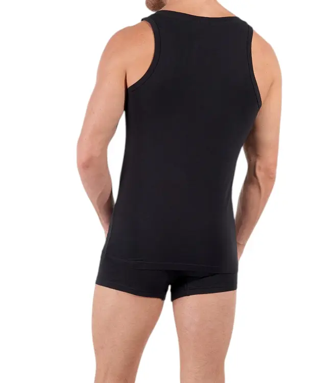 HOM Supreme Cotton Tanktop Black