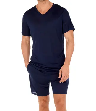HOM Cocooning Tee-Shirt V-Neck Navy