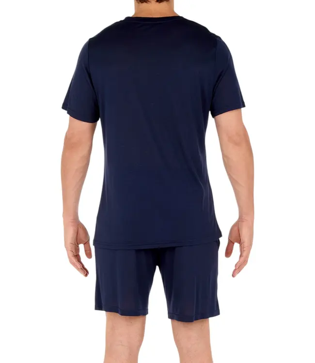 HOM Cocooning Tee-Shirt V-Neck Navy