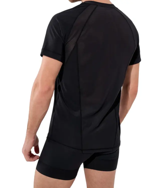 HOM Sports Lab Tee-Shirt Crew-Neck Black