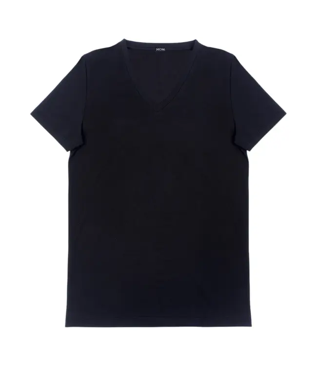 HOM Supreme Cotton Tee-Shirt V-Neck Black
