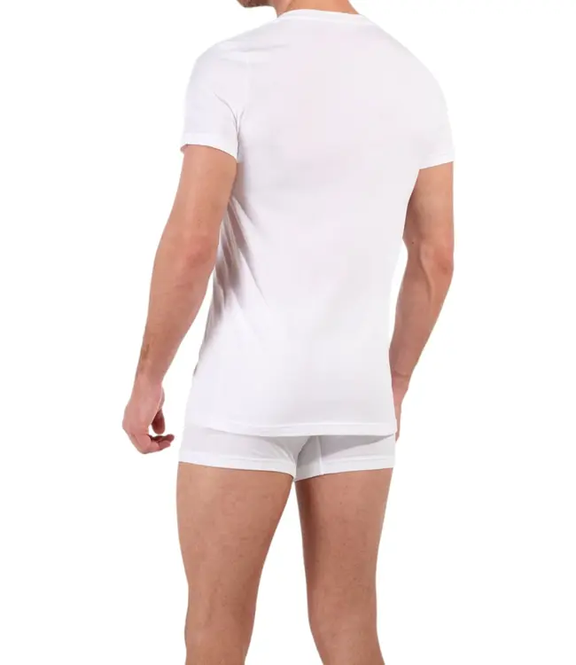 HOM Supreme Cotton Tee-Shirt V-Neck White