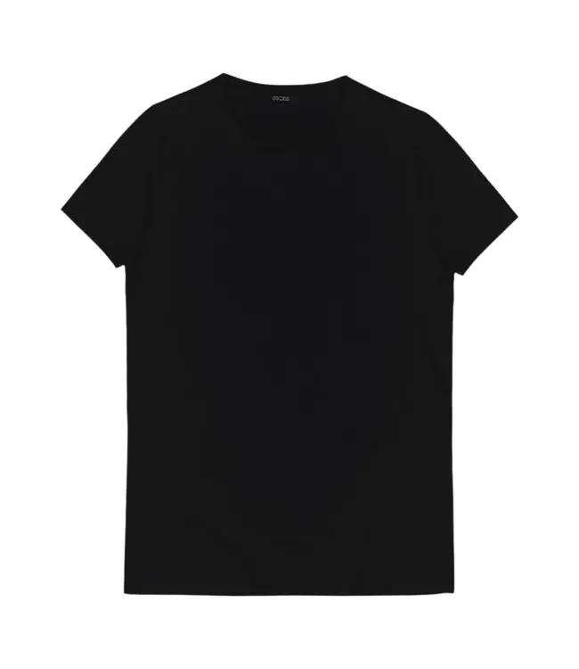 HOM Supreme Cotton Tee-Shirt Crew-Neck Black