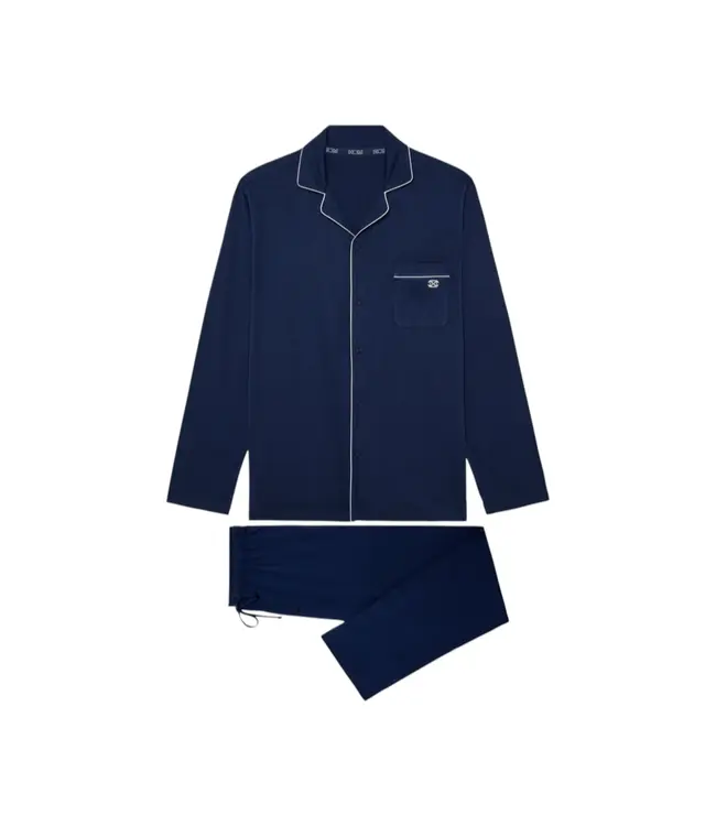 HOM Rafael Long Pyjama Navy