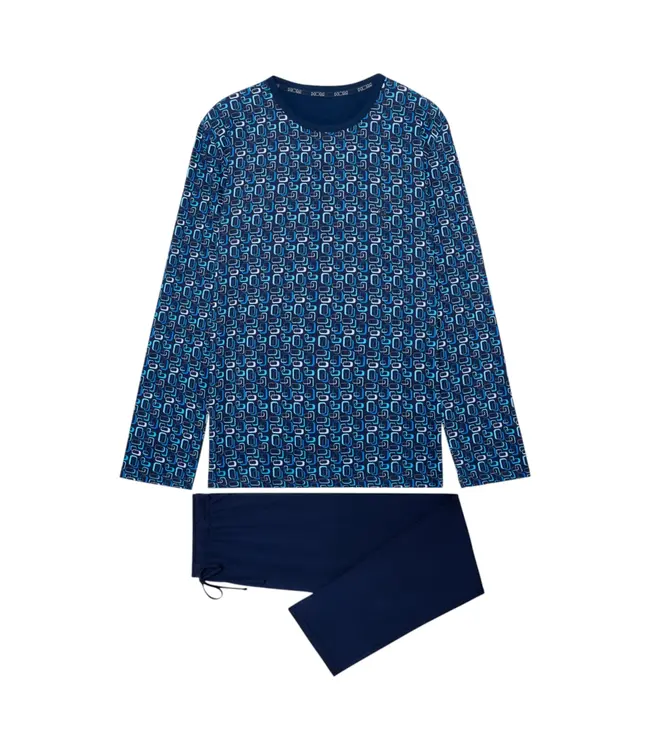 HOM Elvis Long Sleepwear Blue Print